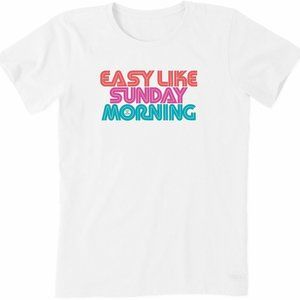 LIFE IS GOOD XXXL Tee EASY LIKE SUNDAY MORNING New